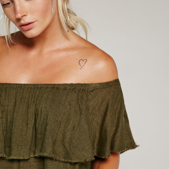 Free People -  Serefina Off-The-Shoulder Dress XS - Picture 2 of 4